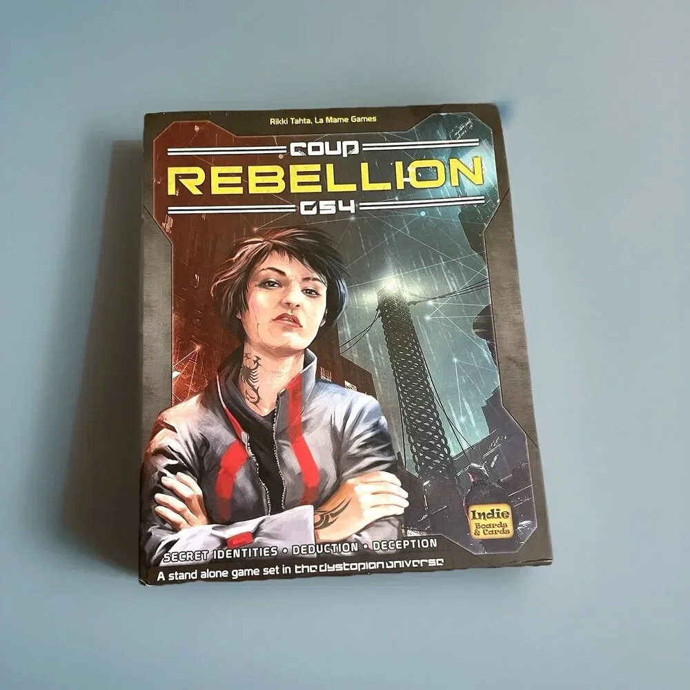 Coup: Rebellion G54 Game Dystopian Universe Setting Boardgame Card Game Unused